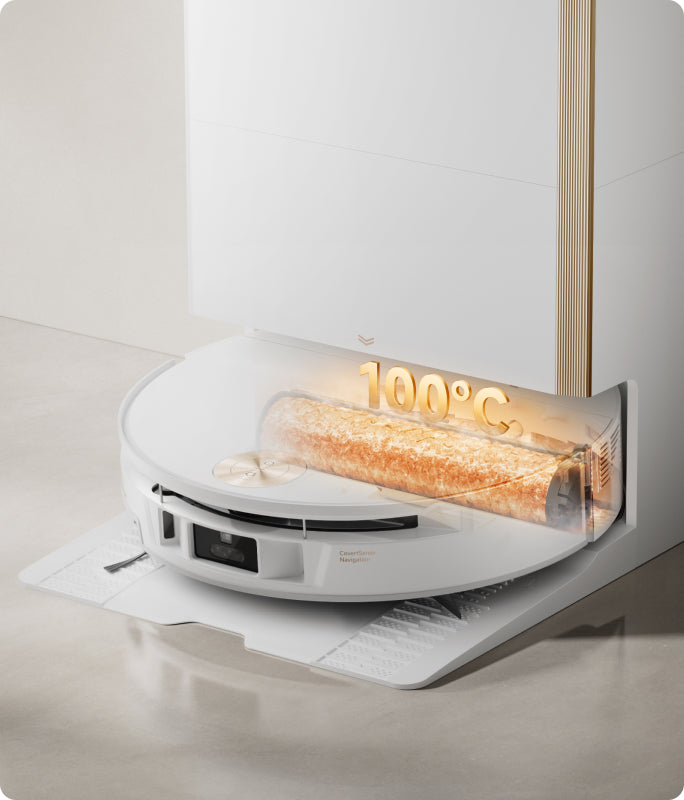 Mycie mopa w wysokiej temperaturze 100°C* -