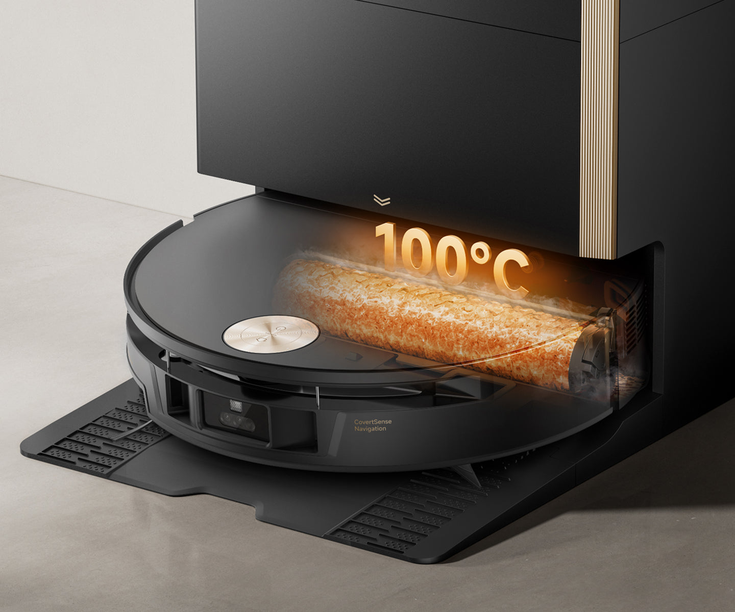 Mycie mopa w wysokiej temperaturze 100°C* -