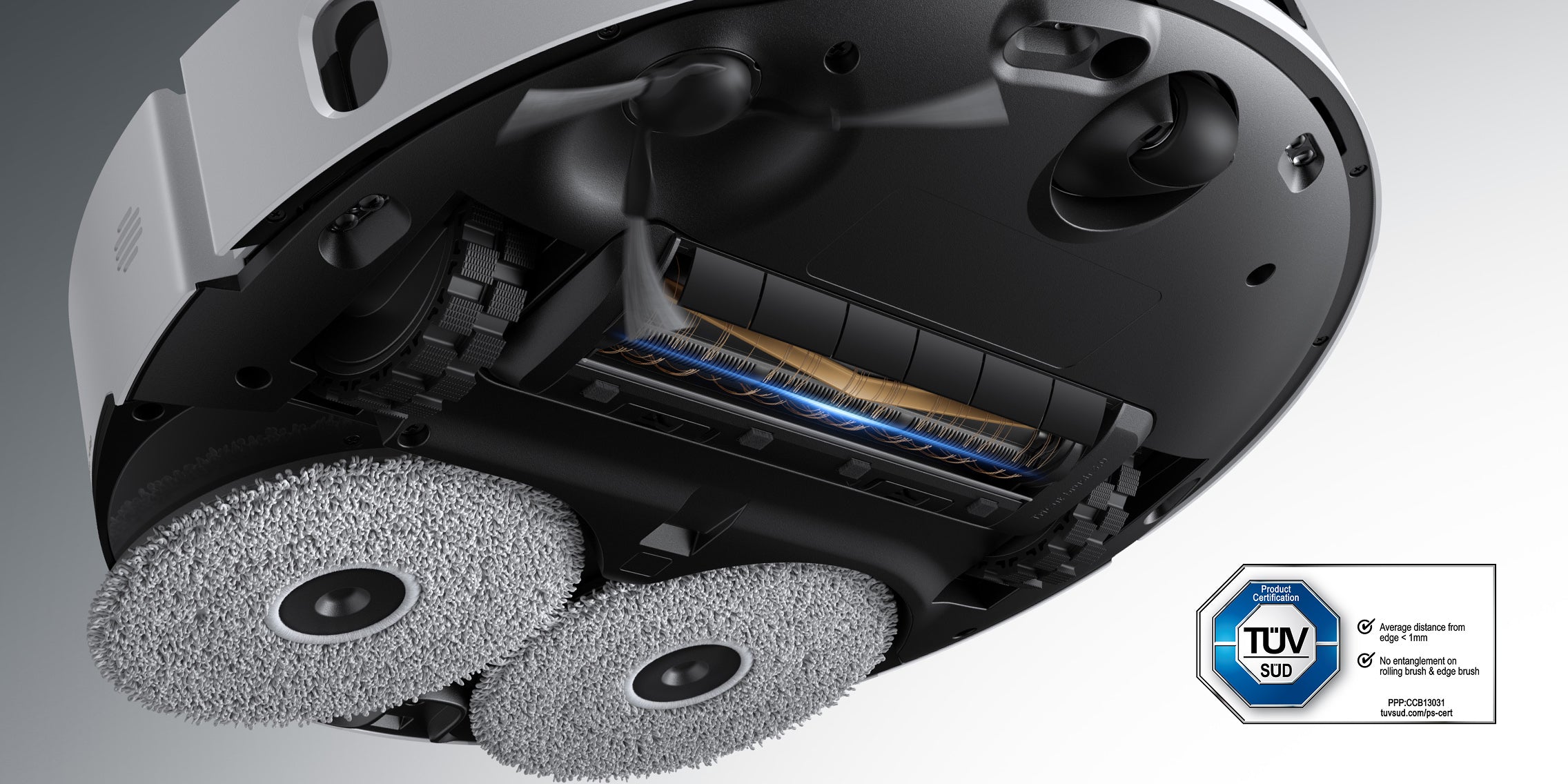 Potrójny mechanizm przeciw plątaniu
Koniec z wplątanymi włosami