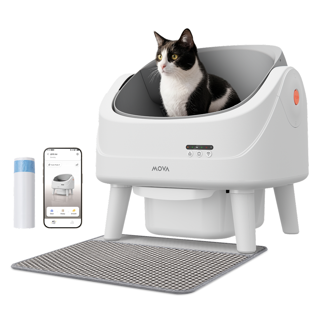 Inteligentna kuweta dla kotów MOVA MeowgicPod LB10 Air