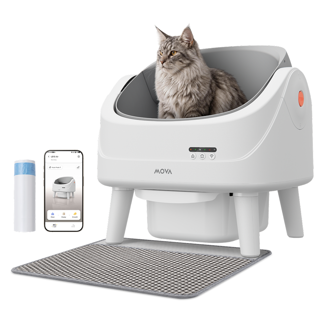 Inteligentna kuweta dla kotów MOVA MeowgicPod LB10 Air