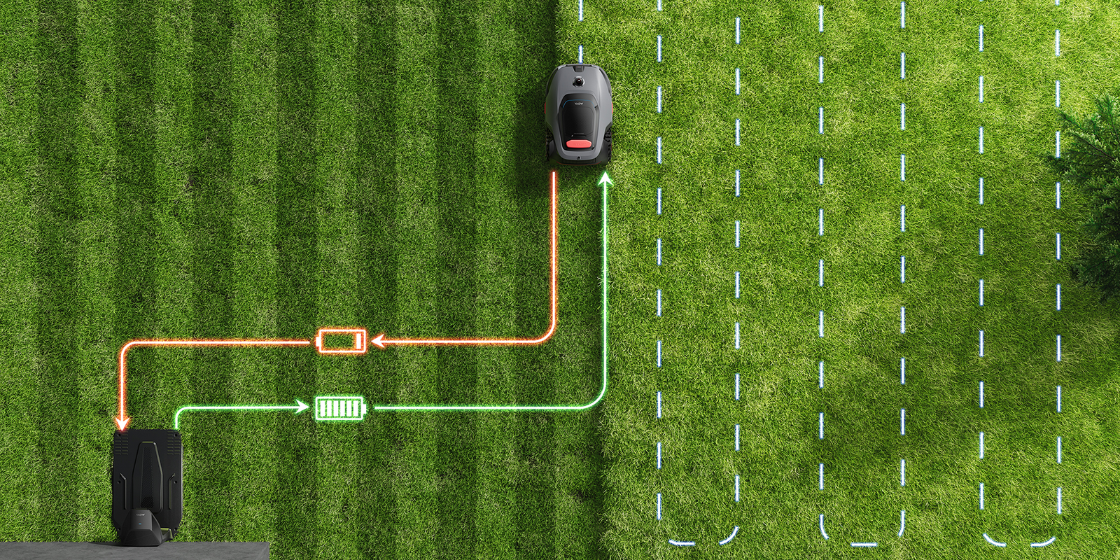 Wydajne koszenie, łatwa pielęgnacja trawnika - 