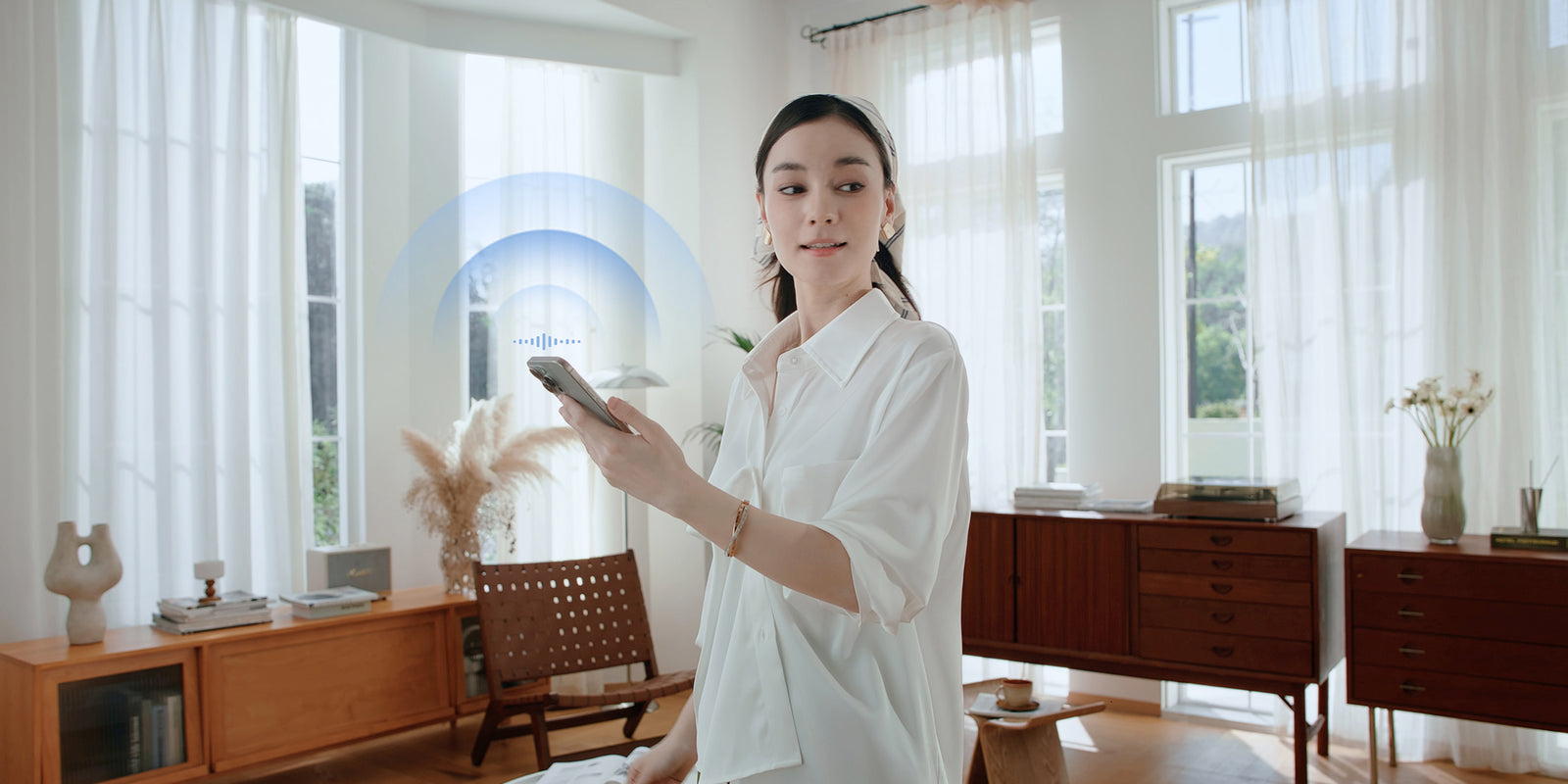 Komunikaty głosowe dla łatwej kontroli - 