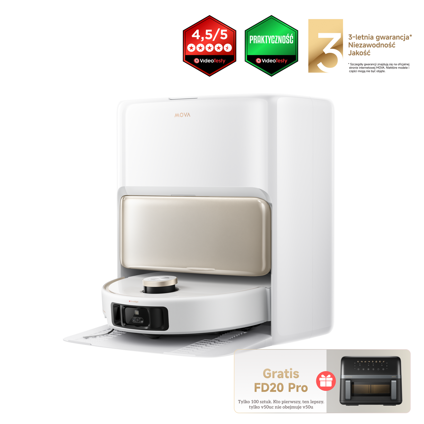 Robot sprzątający MOVA V50 Ultra Series