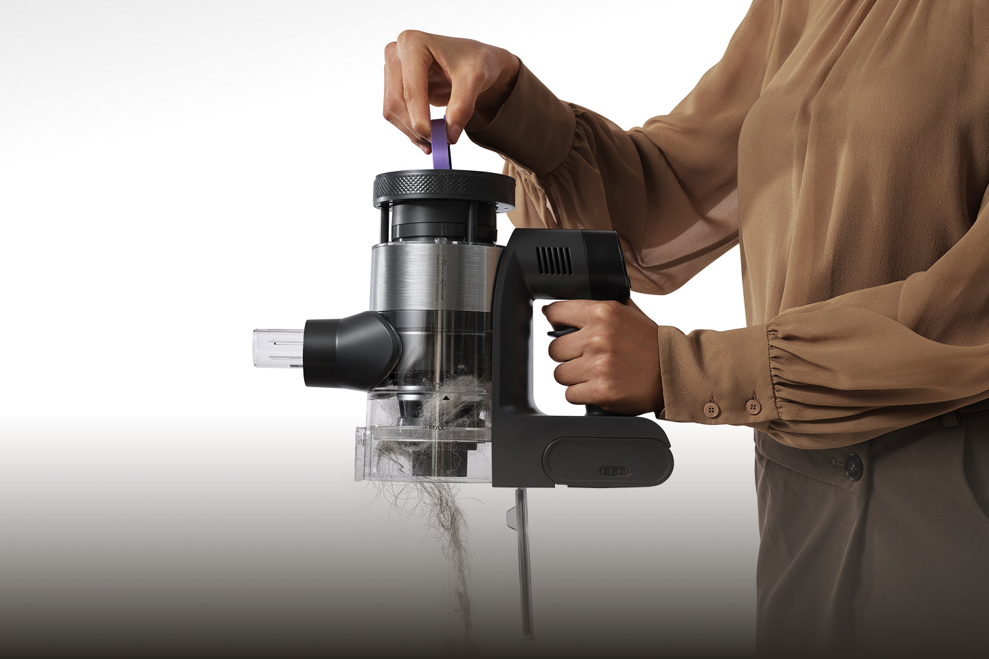 Bezproblemowe opróżnianie kurzu - 