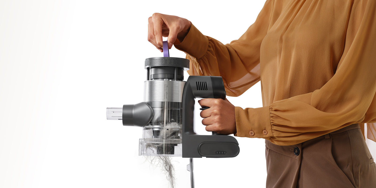 Pojemnik na kurz z uchwytem – czystsze i łatwiejsze opróżnianie - 