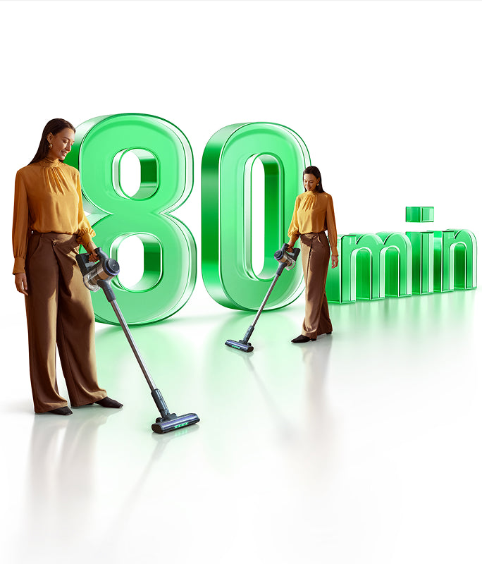 80 minut* pracy na jednym ładowaniu