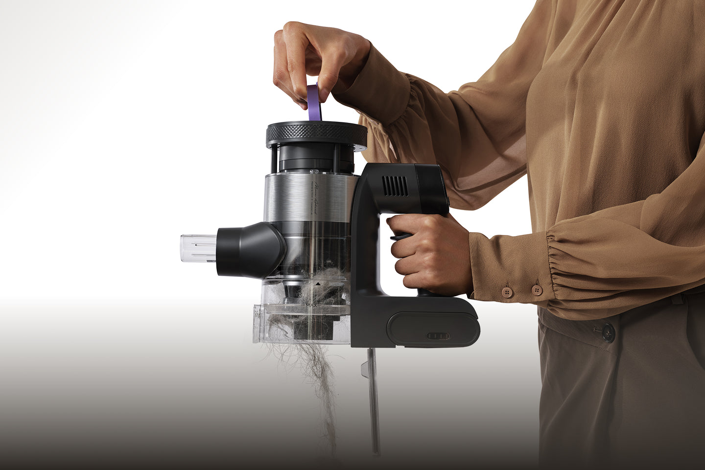 Bezproblemowe opróżnianie kurzu - 