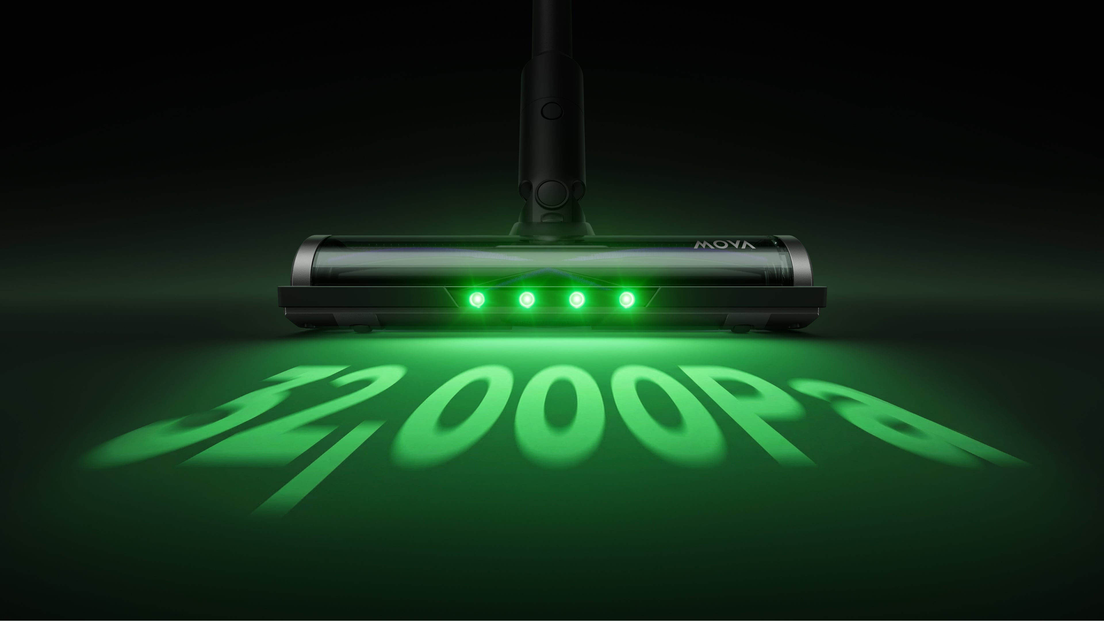 Potężna moc ssania 220 AW dla głębszego czyszczenia