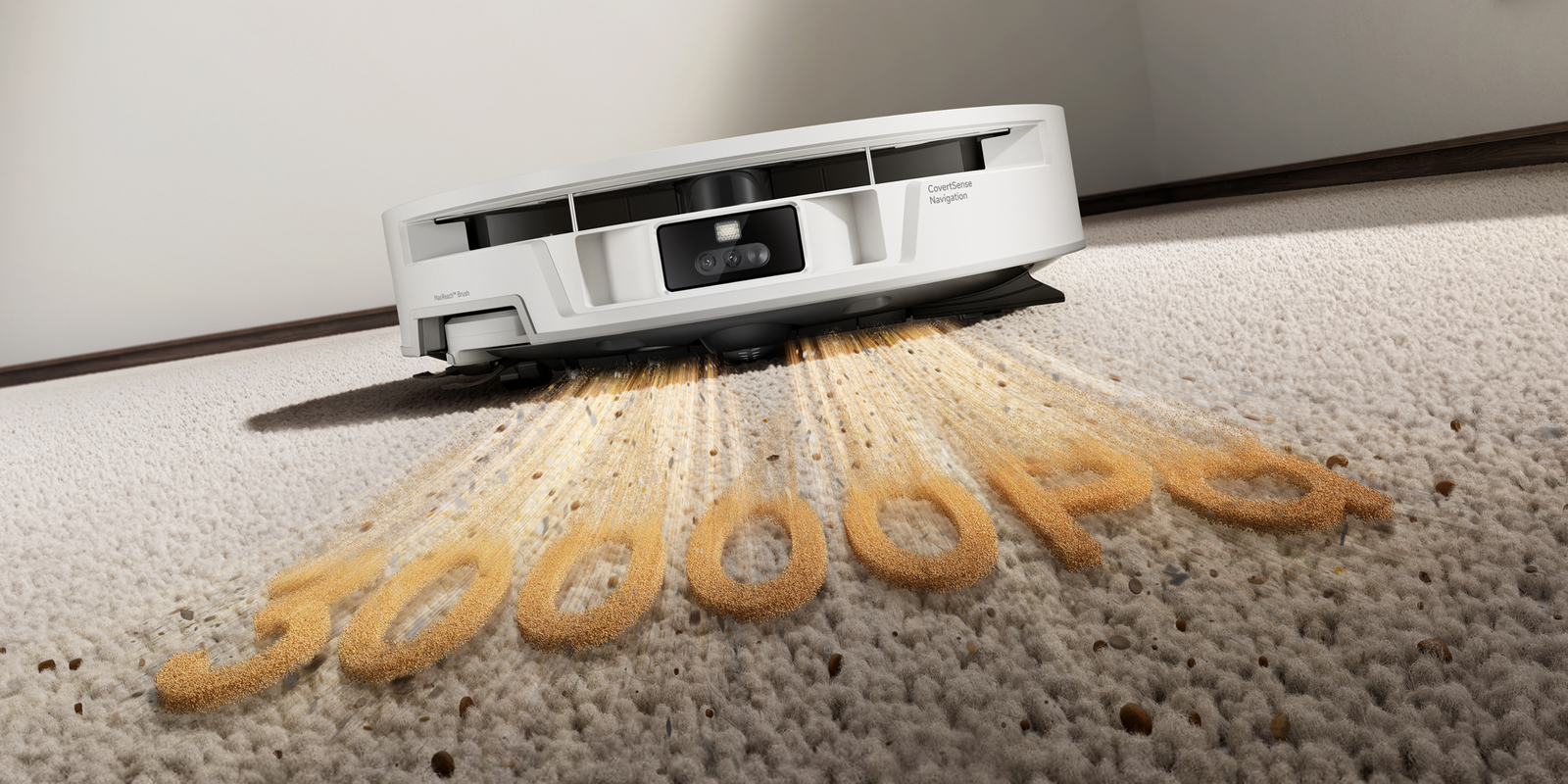 MOVA S70 Pro Roller 30000 Pa შეწოვა ხალიჩაზე