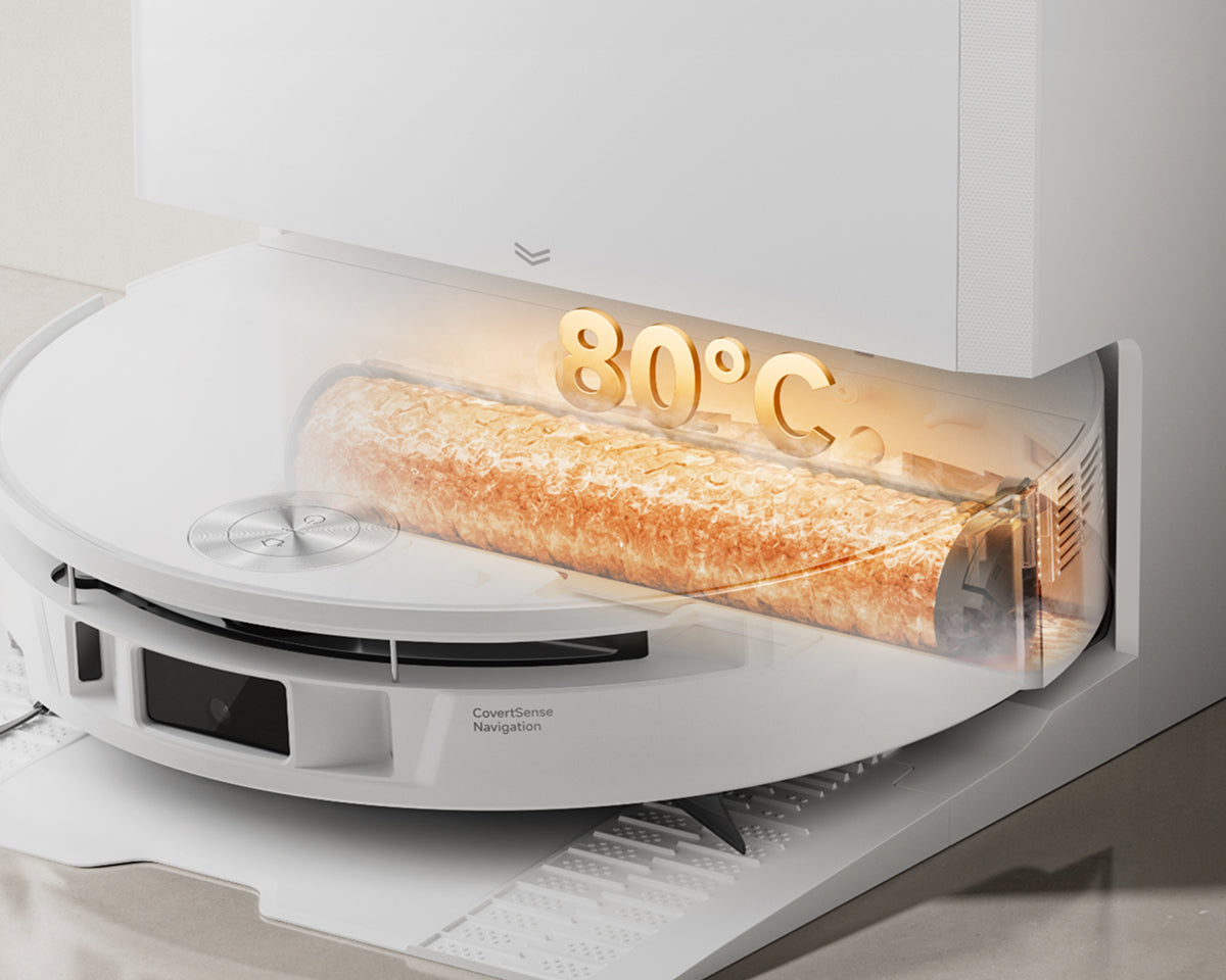 Automatyczne samoczyszczenie mopa wałkowego w 80°C*