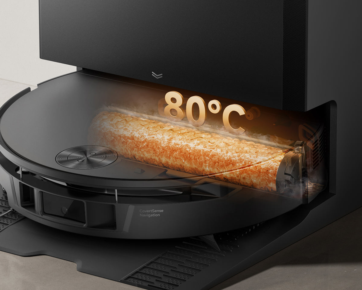 Automatyczne samoczyszczenie mopa wałkowego w 80°C*