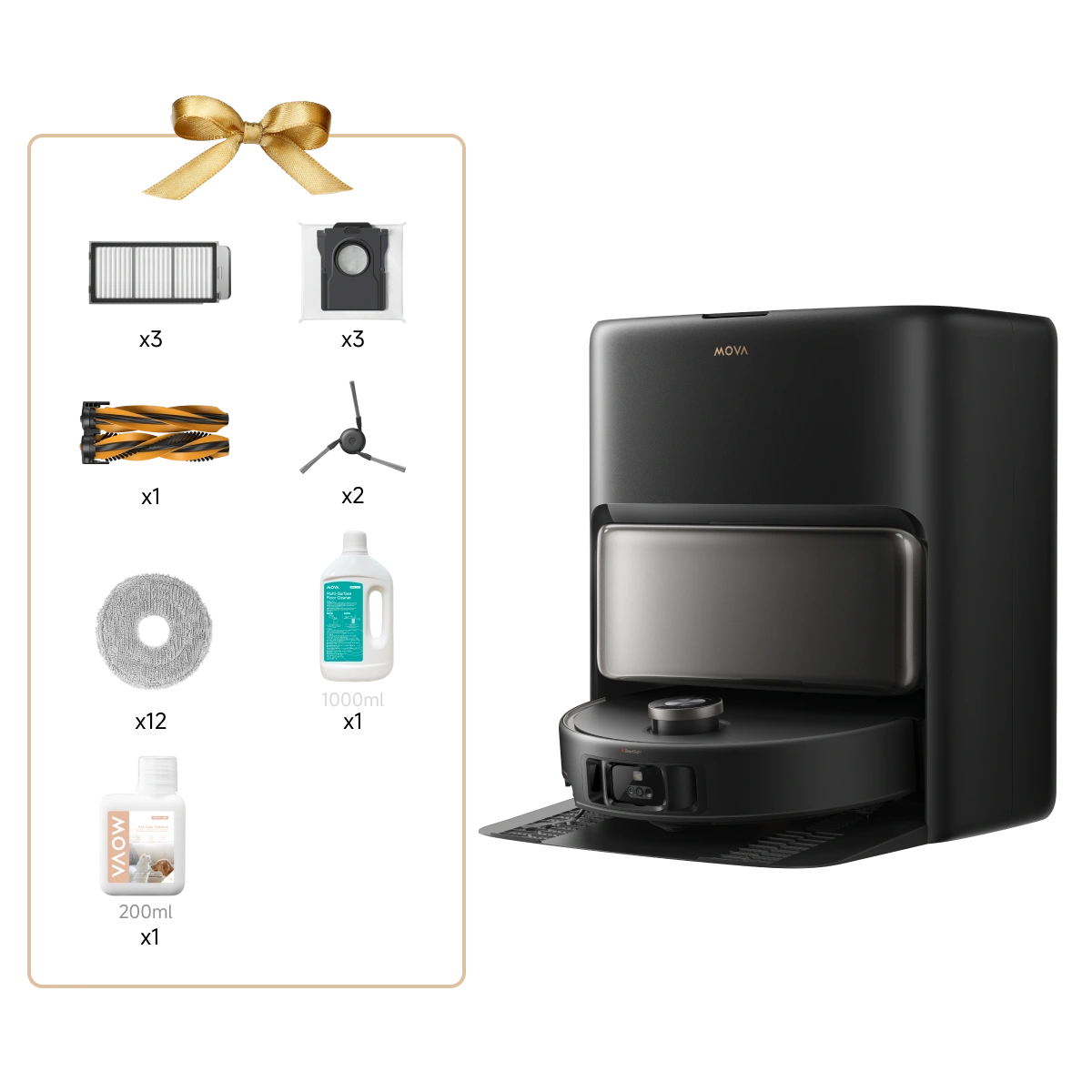 Najlepsze Roboty Sprzątające | Odkurzacze Robotyczne 2026 9 Robot sprzątający MOVA V50 Ultra Complete Czarny